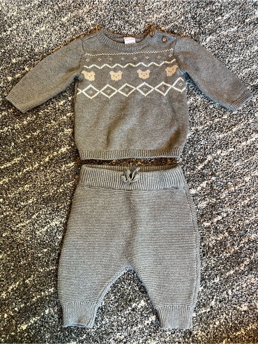 Teddy Bear Sweater Set